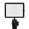 Us Weight Plastic Stanchion Sign Holder with Plexiglass Cover, 8in x 10in, Black U2514 - alternate 1
